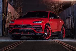 2018 Lamborghini Urus Rosso Anteros on Forgiato Wheels (TEC 3.9)